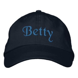 Gorra Bordada Betty Personalizada EmbroIDE Cap Blue