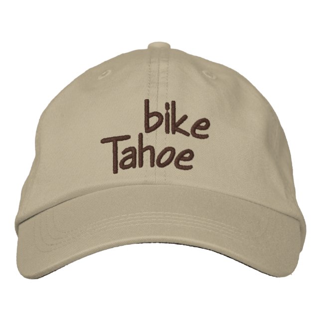 Gorra Bordada Bici Tahoe (Anverso)