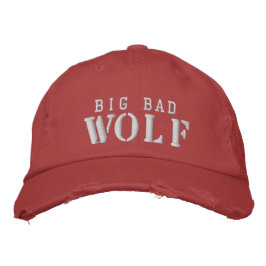 Gorra Bordada Big Bad Wolf Hat by Approachable Wolf for MEN