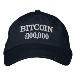 Gorra Bordada Bitcoin 100000
