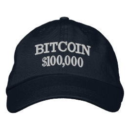 Gorra Bordada Bitcoin 100000