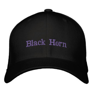 Gorra Bordada Black Horn – Casquette Trucker Noire