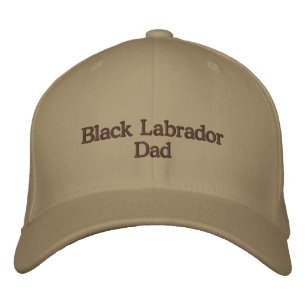 Gorra Bordada Black Labrador Dad Textos
