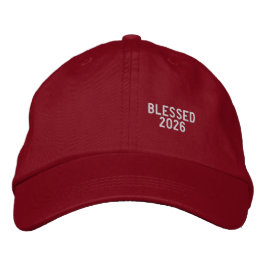 Gorra Bordada Blessed 2026 Personalized Embroidered Hat