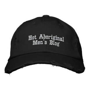 Gorra Bordada Blog de Hombres Aborígenes Calientes