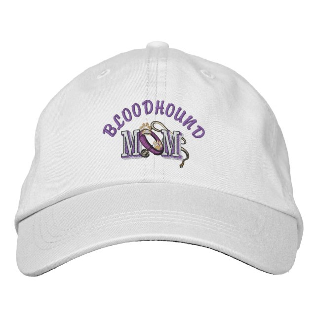 Gorra Bordada Bloodhound Dog MOM (Anverso)
