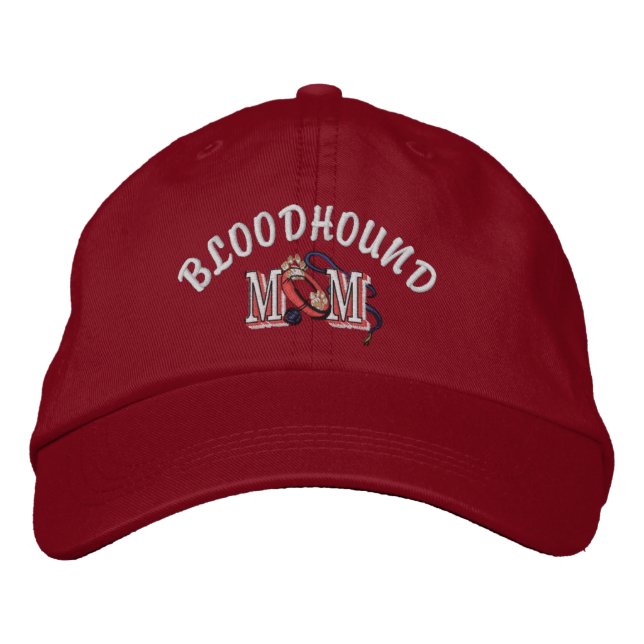 Gorra Bordada Bloodhound Dog MOM (Anverso)