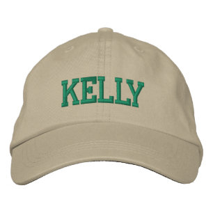 Gorra Bordada Bloque Atlético Verde con Monograma de Nombre Pers