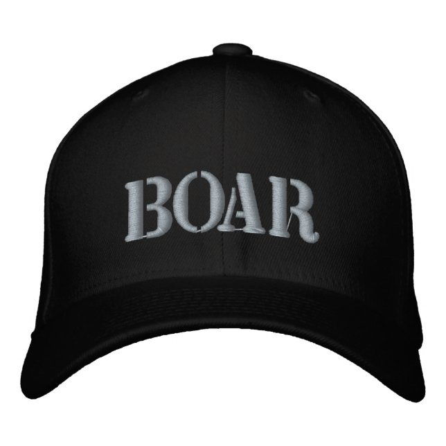 GORRA BORDADA BOAR BÉISBOL BASBALL HAT (Anverso)