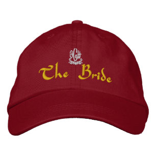 Gorra Bordada Boda de novia I Red