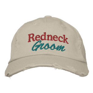 Gorra Bordada Boda Redneck - Groom por SRF