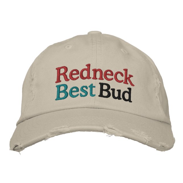 Gorra Bordada Boda Redneck por SRF (Anverso)