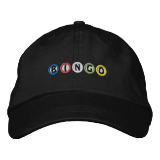 Gorra Bordada Bolas de Bingo