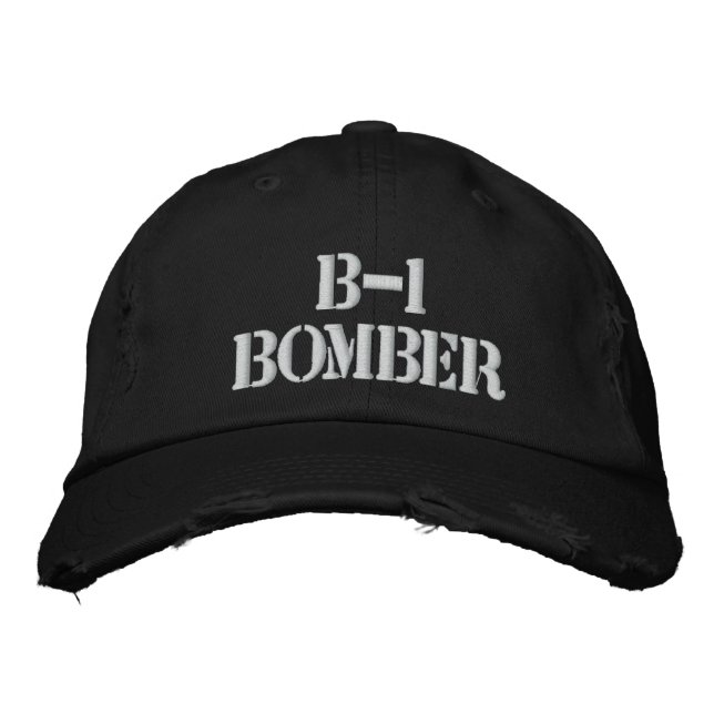 GORRA BORDADA BOMBARDEO B-1 (Anverso)