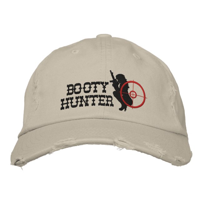 Gorra Bordada Booty Hunter Personalizado (Anverso)