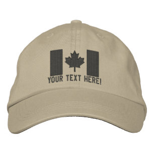 Gorra Bordada Bordado canadiense grande personalizado de la