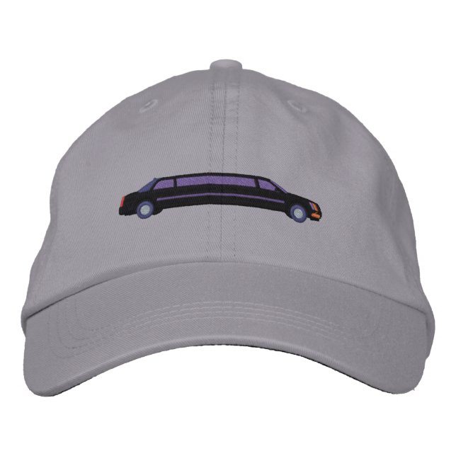Gorra Bordada Bordado de encargo de la limusina del VIP del (Anverso)