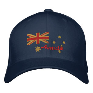 Gorra Bordada Bordado de la bandera de Goldie del australiano