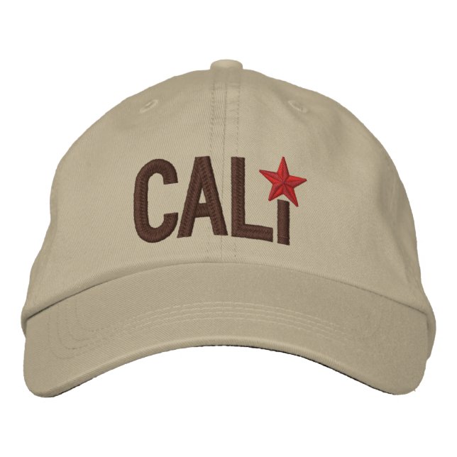 Gorra Bordada Bordado de la ESTRELLA de la república de Cali (Anverso)