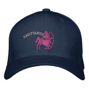 Gorra Bordada Bordado del Rótulo Sagittarius Zodiac del 22 al 21