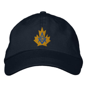 Gorra Bordada Bordado Masónico de Canadá