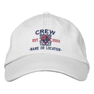 Gorra Bordada Bordado náutico personalizado de Australia del