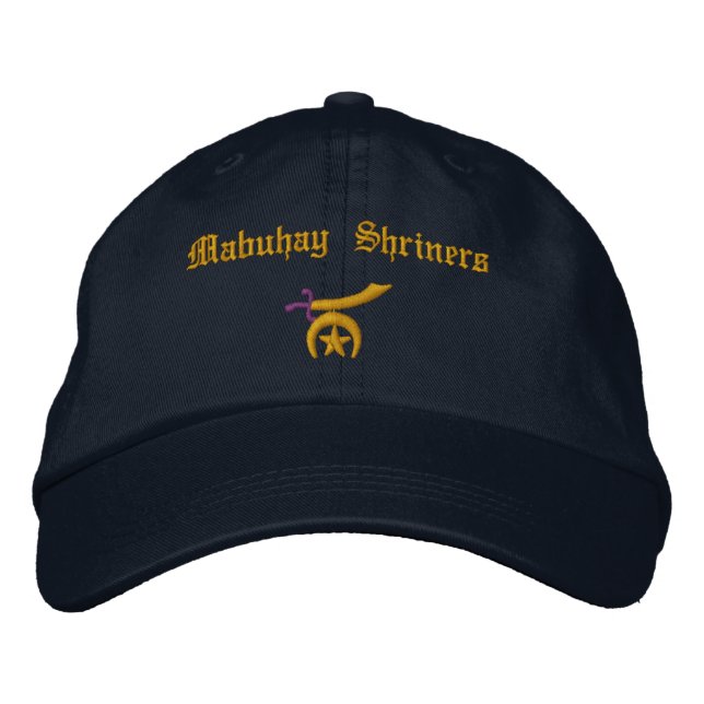 Gorra Bordada Bordado Shriner (Anverso)