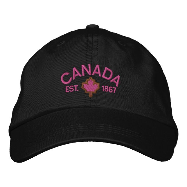 Gorra Bordada Bordados de aniversario canadiense (Anverso)