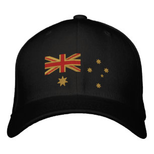 Gorra Bordada Bordados de Bandera dorada australiana