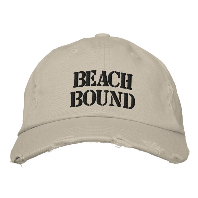 Gorra Bordada Borde de playa (Anverso)