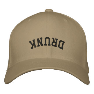 Gorra Bordada Borracho Divertido al Revés