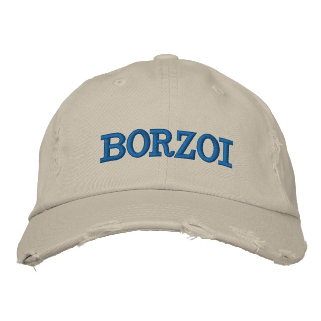 Gorra Bordada Borzoi (Anverso)