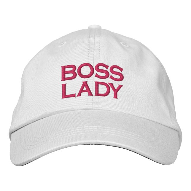 GORRA BORDADA BOSS LADY (Anverso)