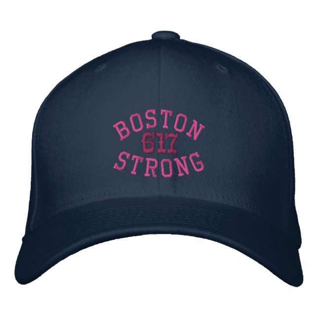Gorra Bordada Boston 617 fuertes (Anverso)
