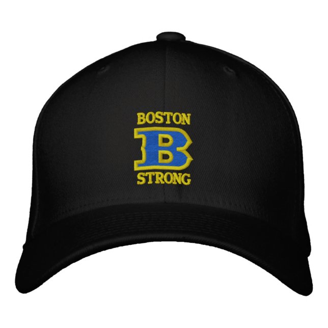Gorra Bordada BOSTON B FIRME Tapón BORRADO (Anverso)