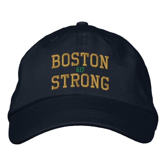 Gorra Bordada Boston fuerte (Anverso)