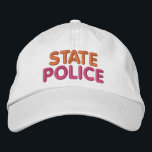 Gorra Bordada Boston State Police Embroidered Funny Hat<br><div class="desc">Boston State Police. Boston Donuts never tasted so good!</div>