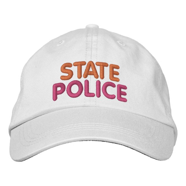 Gorra Bordada Boston State Police Embroidered Funny Hat (Anverso)