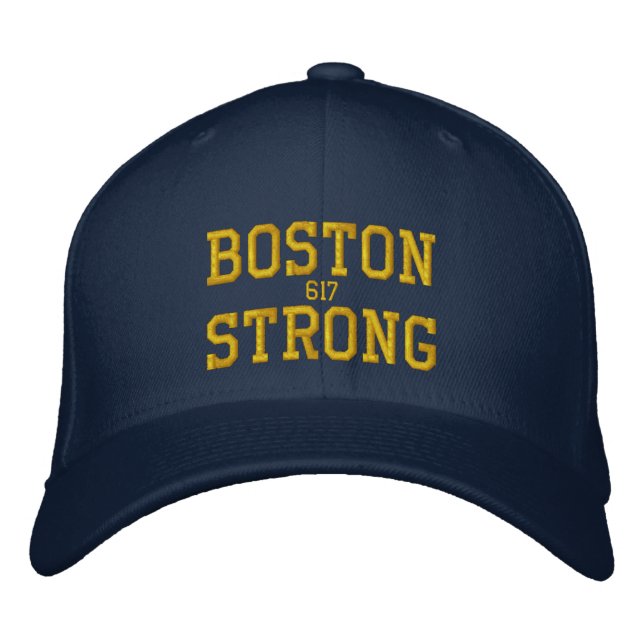 Gorra Bordada Boston Strong (Anverso)
