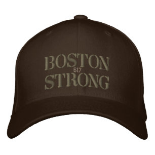 Gorra Bordada Boston Strong 617 Ribbon Edition