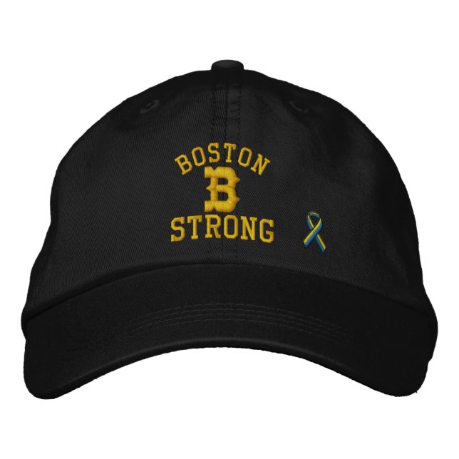 Gorra Bordada Boston Strong Ribbon Edition (Anverso)