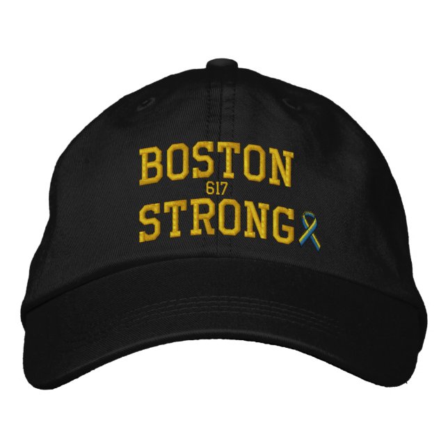 Gorra Bordada Boston Strong Ribbon Edition (Anverso)