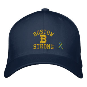 Gorra Bordada Boston Strong Ribbon Edition