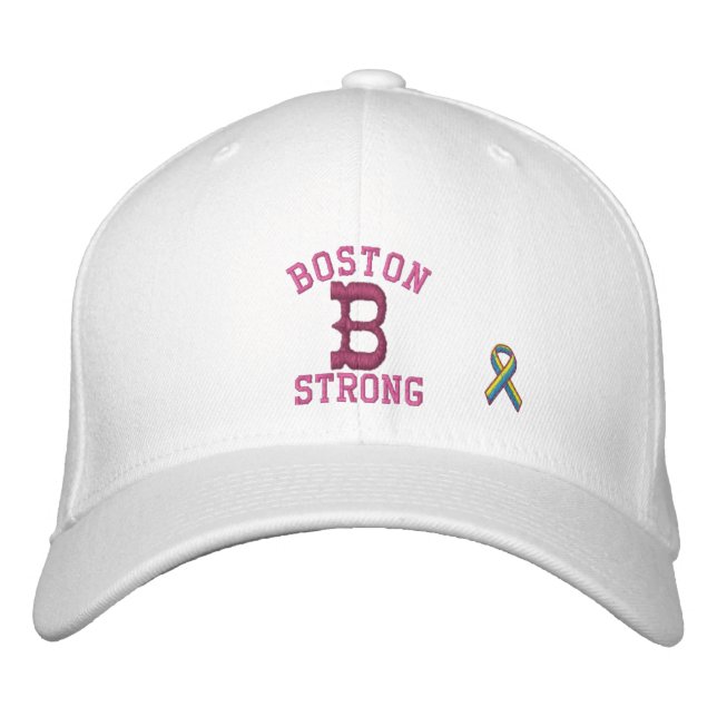 Gorra Bordada Boston Strong Ribbon Edition (Anverso)