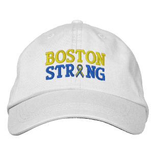 Gorra Bordada Boston Strong Ribbon Embroidery Cap