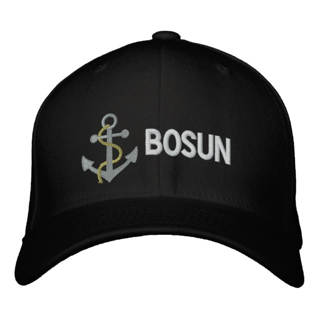 Gorra Bordada BOSUN Yacht (Anverso)