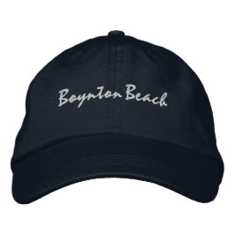 Gorra Bordada Boynton Beach Florida Embroidered Baseball Hat