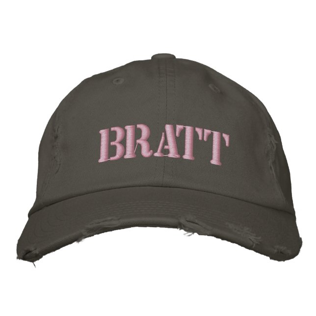 Gorra Bordada Brat (Anverso)