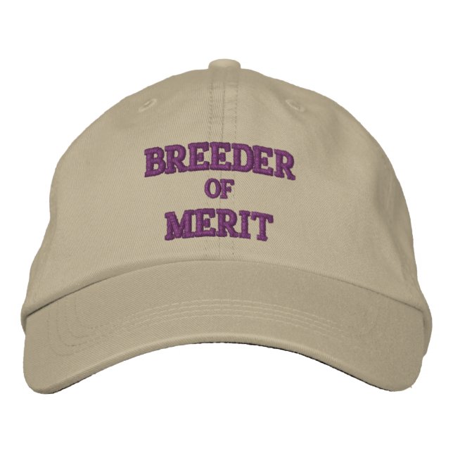 GORRA BORDADA BREEDER DEL MÉRITO (Anverso)