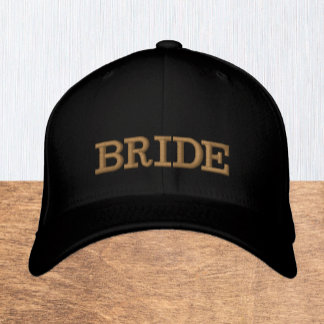 Gorra Bordada BRIDE embroidered baseball cap gold / black